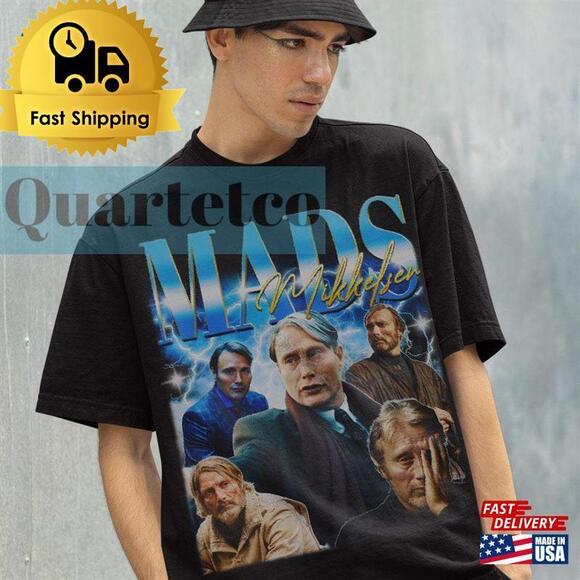 Tops - Mads Mikkelsen Shirt Movie T-shirt